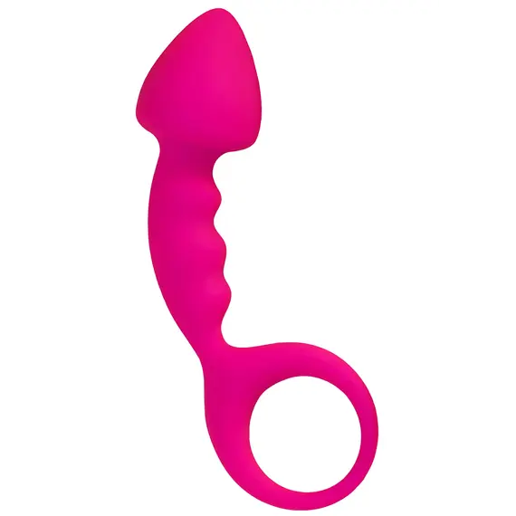 פלאג אנאלי למשתמשים מתחילים מסיליקון רפואי 12.5 ס"מ | Anal Plug Bong TOYFA, ורוד