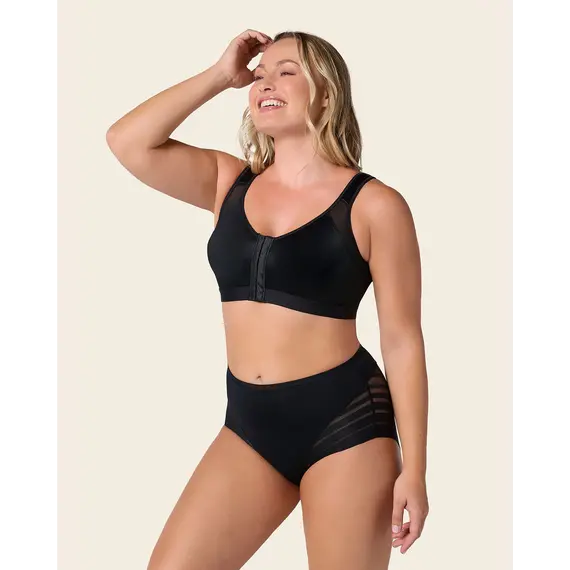 תחתון מחטב ללא תפר | מאוד נוח | 012903 LEONISA, שחור, S, צבע: שחור,  מידה: S, 3 image