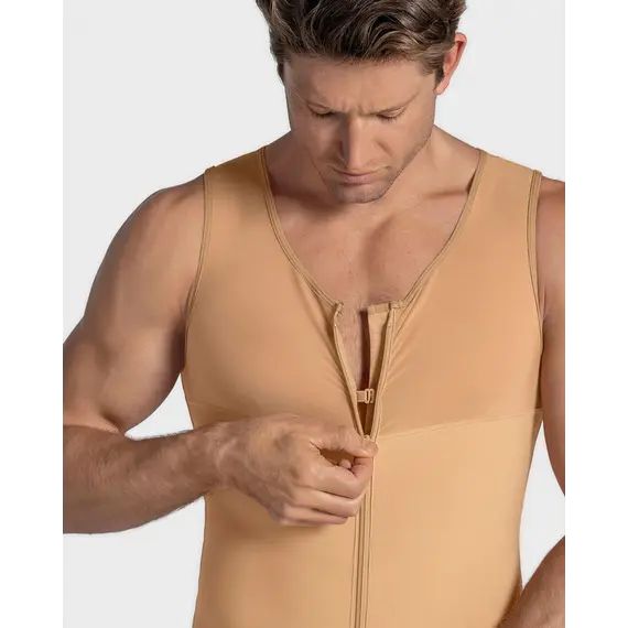 ווסט חיטוב לגבר LEONISA, גוף, 3XL, צבע: גוף,  מידה: 3XL, 3 image