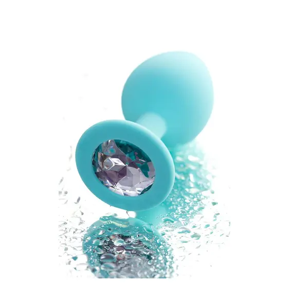 פלאג אנאלי למתחילים מסיליקון רפואי 8 ס"מ | Anal Plug Brilliant TOYFA, כחול