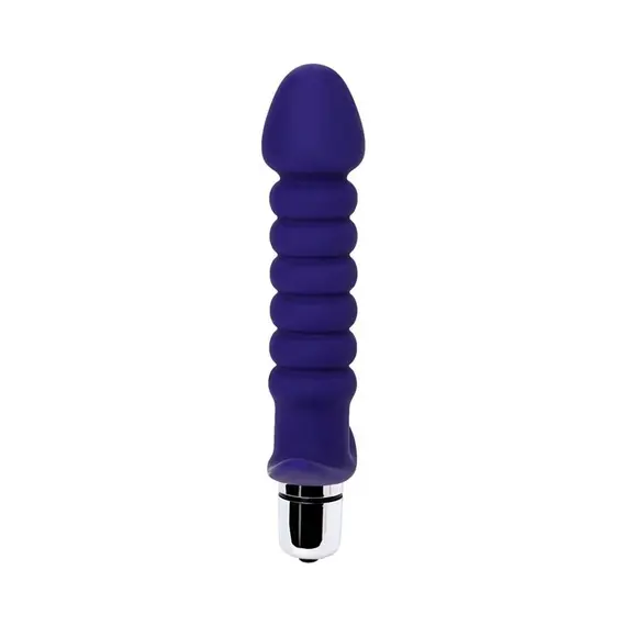 פלאג רוטט, גמיש מסיליקון רפואי | Condal Violet Anal Vibrator TOYFA, כחול, 3 image