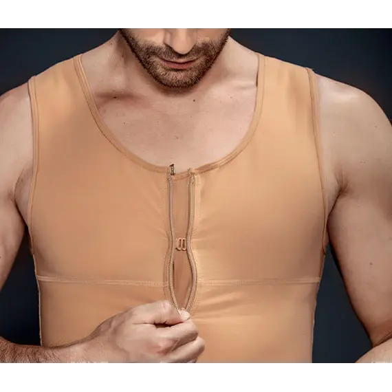 ווסט חיטוב לגבר LEONISA, גוף, 3XL, צבע: גוף,  מידה: 3XL, 5 image