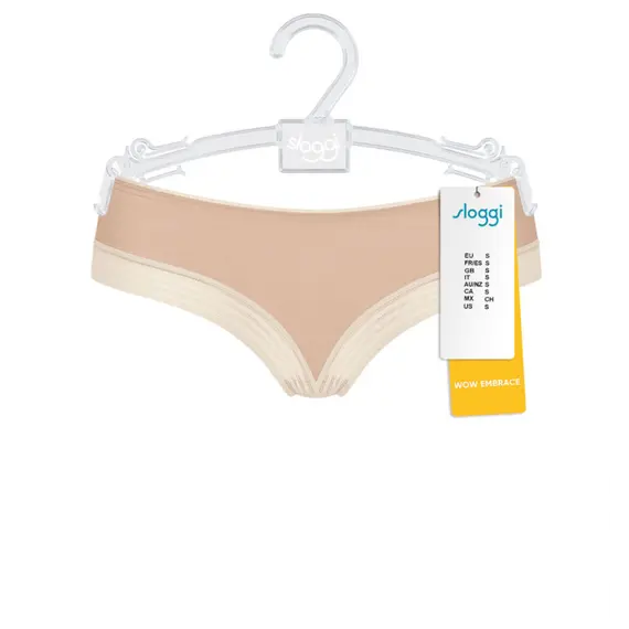 תחתון ללא תפר בגזרת היפסטר | מודל | WOW Embrace Hipster SLOGGI, XS, גוף, צבע: גוף,  מידה: XS, 4 image