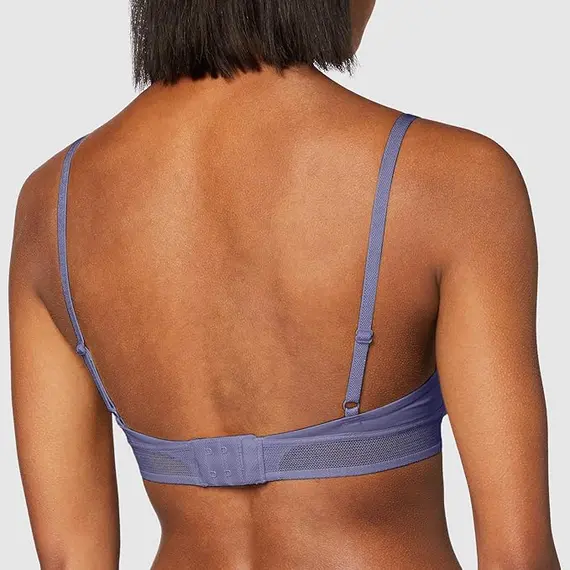 חזיית כותנה מרופדת עם ברזל של סלוגי | EVER FRESH WHP, כחול, SLOGGI, 70C, צבע: כחול,  מידה: 70C, 3 image