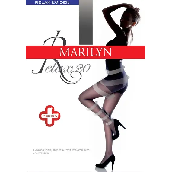 גרביון לחץ מט 20 דנייר RELAX 20 MARILYN, בזי, S-2, צבע: בזי,  מידה: S-2