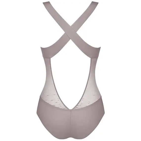 בגד גוף מיקרופייבר מרופד קל | S ZF SIGNATURE, SLOGGI, XS, CAPPUCCINO, צבע: CAPPUCCINO,  מידה: XS, 5 image