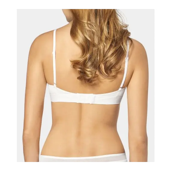 חזיית סלוגי כותנה ללא ריפוד EWER FRESH H N N, לבן, SLOGGI, 75B, צבע: לבן,  מידה: 75B