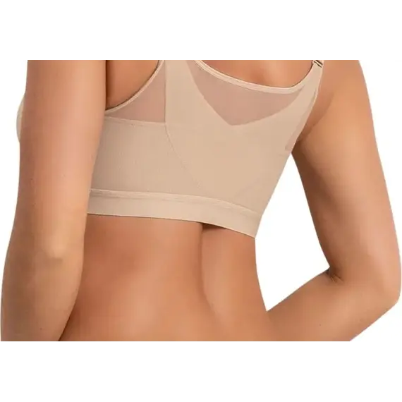 חזייה לאחר ניתוח עם ריפוד קל וסגירה קדמית 011936 LEONISA,, צבע: גוף,  מידה: 85B, 2 image