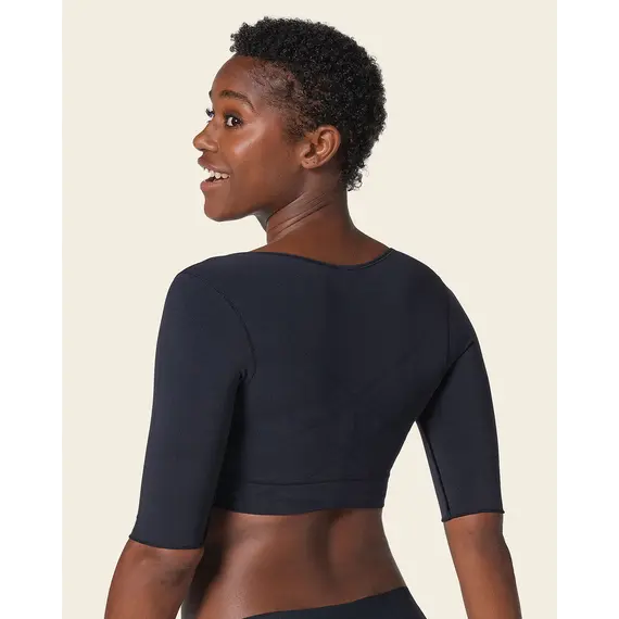 מחטב לחץ עם שרוול לאחר ניתוח 015790 LEONISA, שחור, M, צבע: שחור,  מידה: M, 3 image