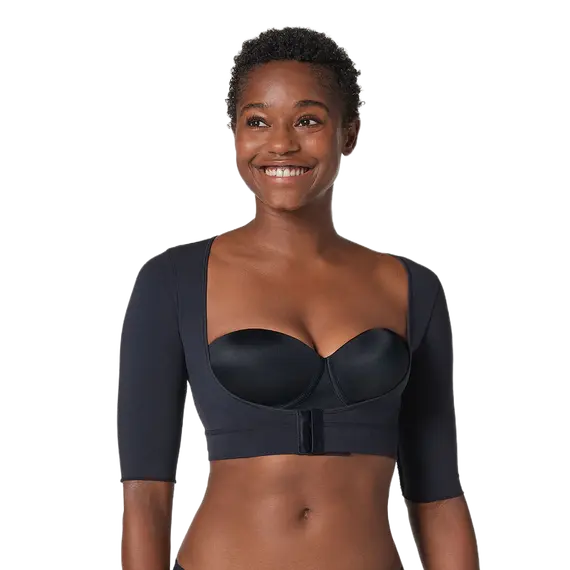 מחטב לחץ עם שרוול לאחר ניתוח 015790 LEONISA, שחור, M, צבע: שחור,  מידה: M