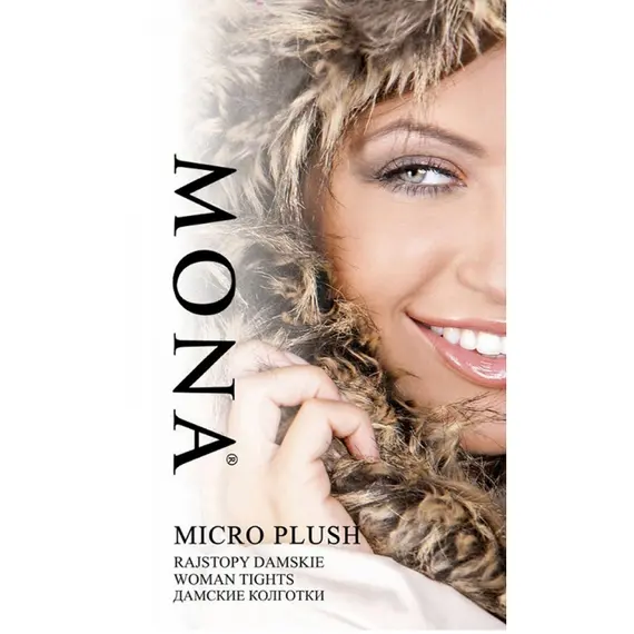 טייץ תרמי לחורף 200 דנייר MICRO PLUSH MONA, שחור, XS-S, צבע: שחור,  מידה: XS-S