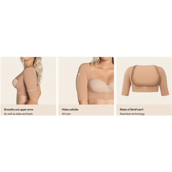 מחטב לחץ עם שרוול לאחר ניתוח 015790 LEONISA, שחור, M, צבע: שחור,  מידה: M, 8 image