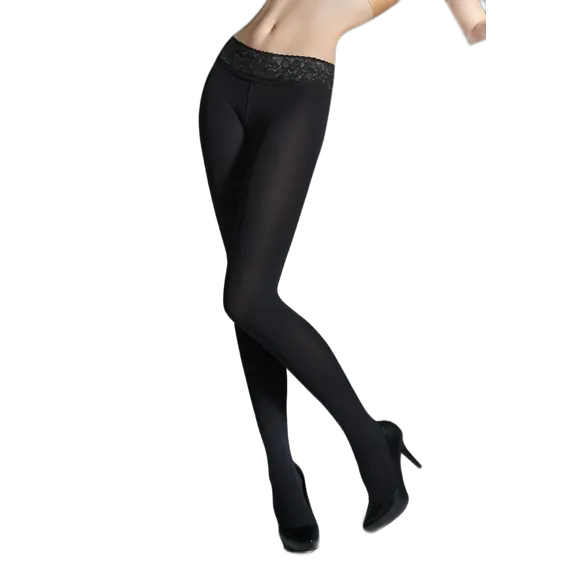 גרביונים עם חגורת תחרה EROTIC VITA BASSA 100 MARILYN, שחור, XS-S, צבע: שחור,  מידה: XS-S