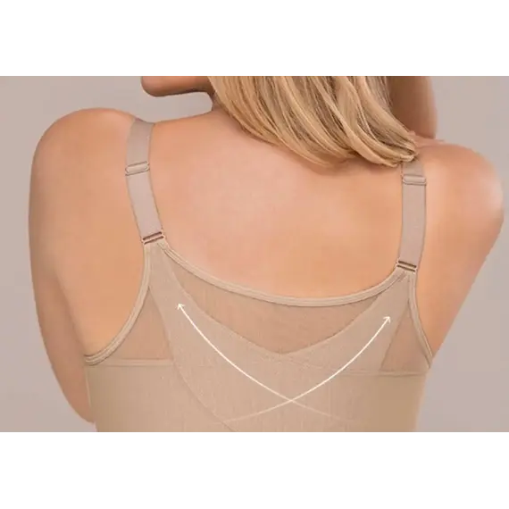 חזייה לאחר ניתוח עם ריפוד קל וסגירה קדמית 011936 LEONISA,, צבע: גוף,  מידה: 85B, 3 image