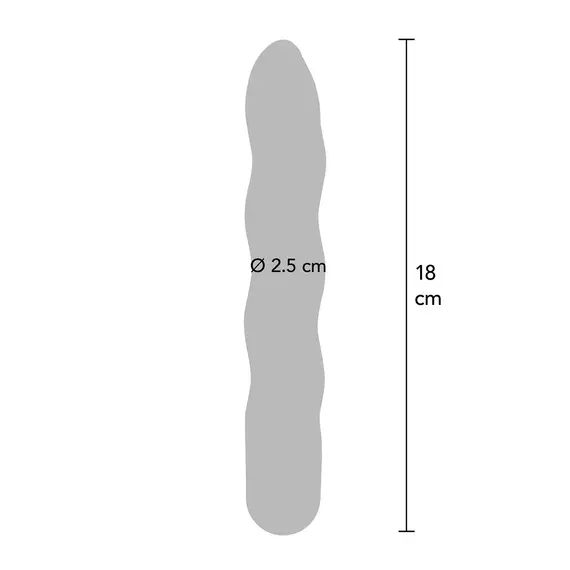 ויברטור עם רטט רב מהירות 18 ס"מ​ | Funky Wave Vibrette SCALA, ורוד, צבע: ורוד, 3 image