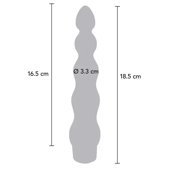 ויברטור קלאסי מאלץ אורגזמה | מצבי רטט שונים | 18.5 ס"מ | Happiness Stairway To Heaven XL Vibe SCALA, כתום, 3 image