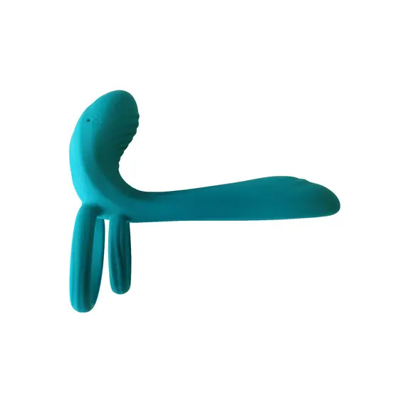 טבעת הוויברטור דוחה אורגזמה וגורמת לזקפה | Couples Vibrator Ring SCALA, ירוק, 2 image