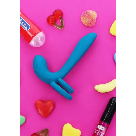 טבעת הוויברטור דוחה אורגזמה וגורמת לזקפה | Couples Vibrator Ring SCALA, ירוק, 8 image