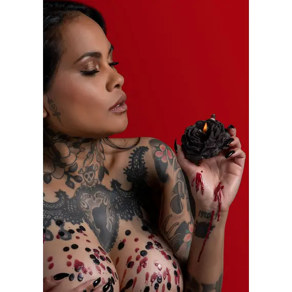 2 נרות בטמפרטורה נמוכה | BDSM | Luxury Rose Japanese Drip Candle TABOOM