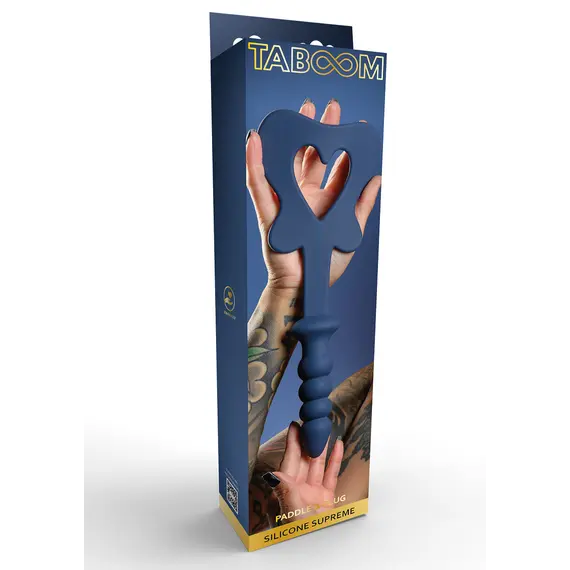 פלאג | דילדו עם שוט | Silicone Paddle and Plug TABOOM, 2 image