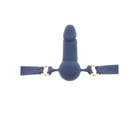 מחסום לפה מסיליקון | צורת איבר מין | Silicone Supreme Penis Ball Gag | BDSM TABOOM, 3 image