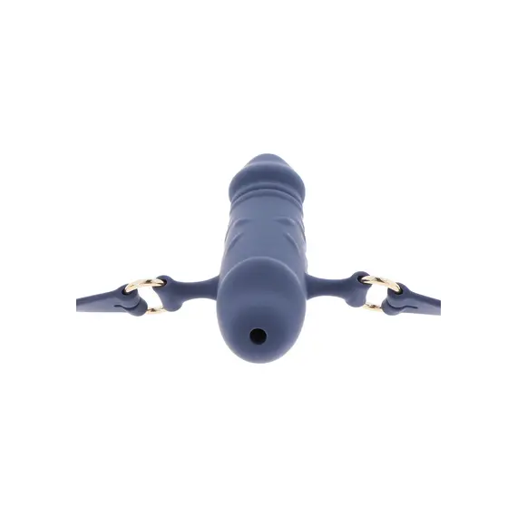 מחסום לפה מסיליקון | צורת איבר מין | BDSM | Silicone Supreme Breathable Penis Gag TABOOM, 4 image