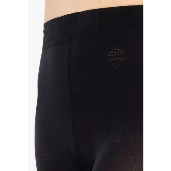 גרביונים מדוגמים 50 דנייר | X-Mas Joy Wz.02 GATTA, שחור, 2, צבע: שחור,  מידה: 2, 4 image