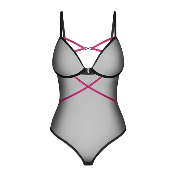 בגד גוף סקסי NOVENES OBSESSIVE, שחור, XS-S, צבע: שחור,  מידה: XS-S