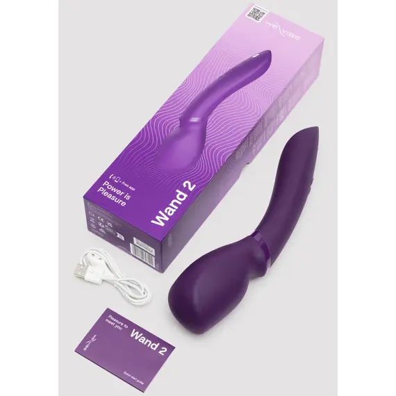 ויברטור - מסג'ר חיצוני לרטט עמוק | אפליקציה | ווי-וייב וואנד 2 | Wand 2 | WE VIBE, סגול, 7 image