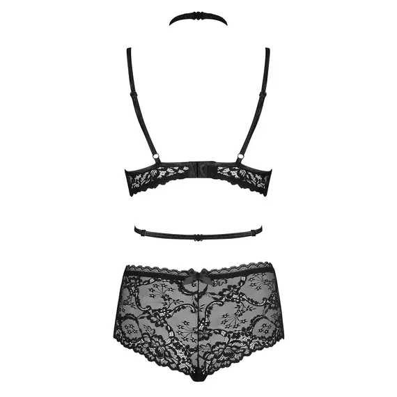 סט הלבשה תחתונה סקסי RAQUELIA OBSESSIVE, שחור, L-XL, צבע: שחור,  מידה: L-XL