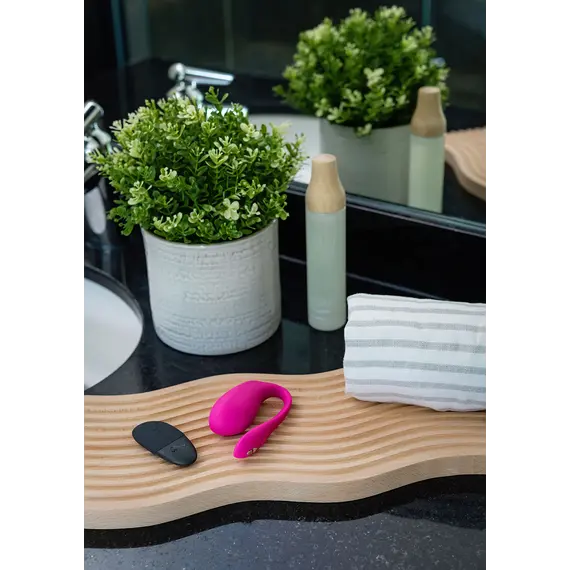 ויברטור ביצה זוגי עם שלט ואפליקציה | Jive 2 WE VIBE, ורוד, 17 image