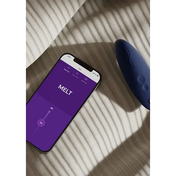 ויברטור יונק עם אפליקציה, שאפשר להניח על הבטן | ווי-וייב מלט | MELT | WE VIBE, כחול כהה, צבע: כחול כהה, 8 image