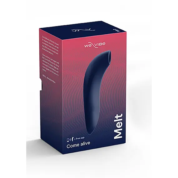 ויברטור יונק עם אפליקציה, שאפשר להניח על הבטן |  ווי-וייב מלט | MELT | BLUE