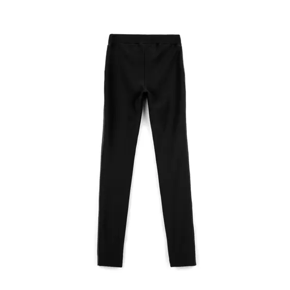 טייץ קלאסי עם פסי העור URBAN CONTE, שחור, 170-94/S, 5 image