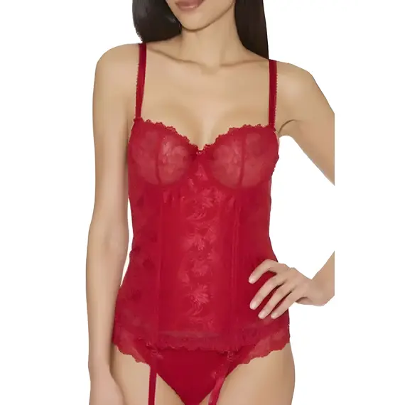 מחוך יוקרתי סקסי DF92 AUBADE, אדום, 70C, צבע: אדום,  מידה: 70C