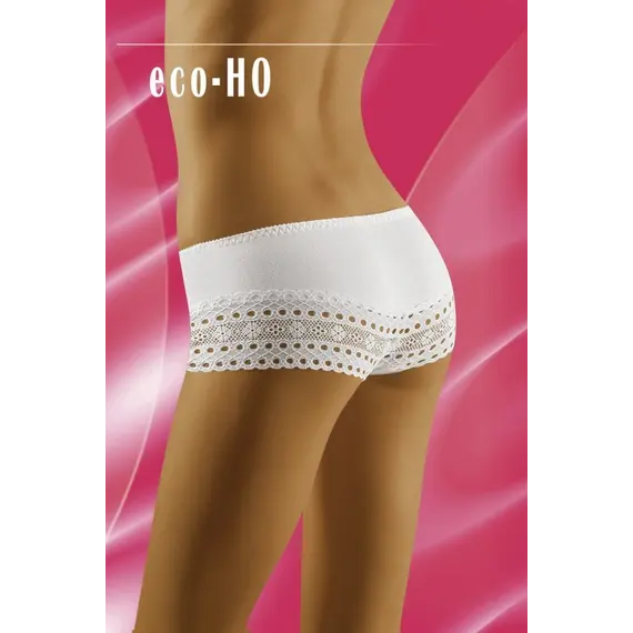 תחתון בוקסר​ לנשים | כותנה אורגנית | דגם ECO HO | WOLBAR, שחור, L, צבע: שחור,  מידה: L, 4 image