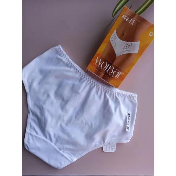 תחתון​ כותנה אורגנית דגם ECO FA WOLBAR, לבן, 2XL, 2 image