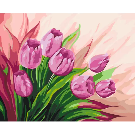 צביעה לפי מספרים KH2924 | גודל: 40*50 ס״מ, 2 image