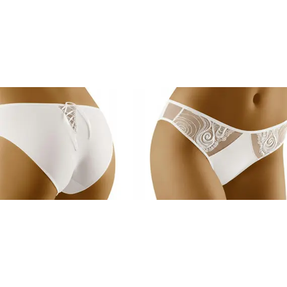 תחתון אלגנטי ממיקרופייבר | גזרה קלאסית | CLER WOLBAR, לבן, M, צבע: לבן,  מידה: M, 3 image