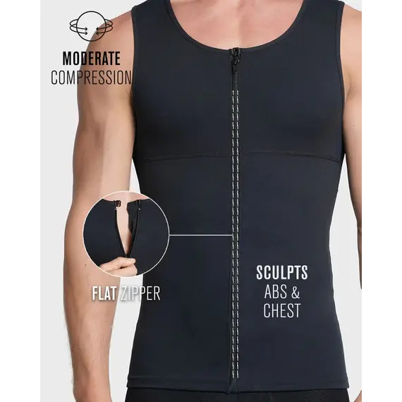 מחטב מקצועי לגבר LEONISA, שחור, 2XL, צבע: שחור,  מידה: 2XL, 2 image