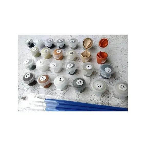 צביעה לפי מספרים KH2521 | גודל: 40*50 ס״מ, 6 image