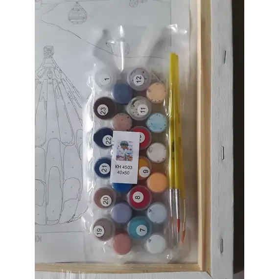 צביעה לפי מספרים KH4780 | גודל: 40*50 ס״מ, 5 image
