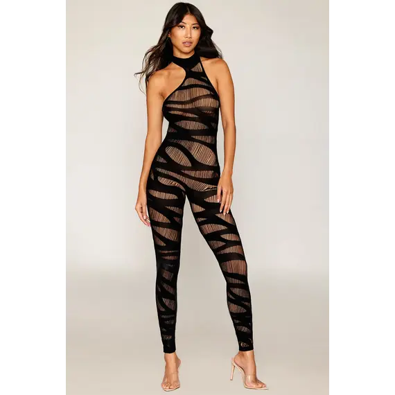 גרביון גוף סקסי | 0470 DREAMGIRL, שחור, S-L (ONE SIZE), 2 image