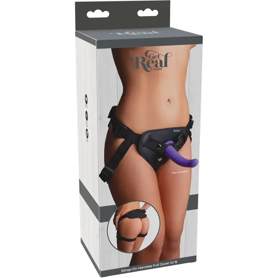סטראפ-און | Strap-On Full Cover Harness TOYJOY, שחור