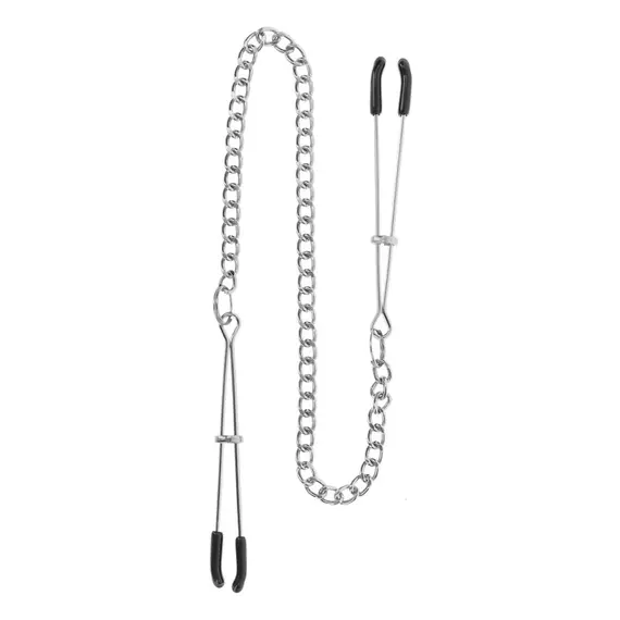 קליפס לפטמה עם שרשרת | Tweezers With Chain TABOOM, צבע: כסף, 2 image