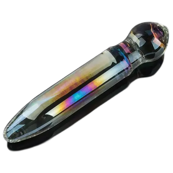 דילדו זכוכית כדורי חושני 18.5 ס"מ LOVETOY, זכוכית