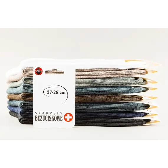 גרביים ללא לחץ | חולי סכרת, להגנה, לכאבים ולרגישות | MEDICAL PLUS | NADIR, שחור, 43-46, צבע: שחור,  מידה: 43-46, 4 image