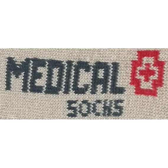 גרביים ללא לחץ | חולי סכרת, להגנה, לכאבים ולרגישות | NOVITI, לבן, 43-46, צבע: לבן,  מידה: 43-46, 3 image