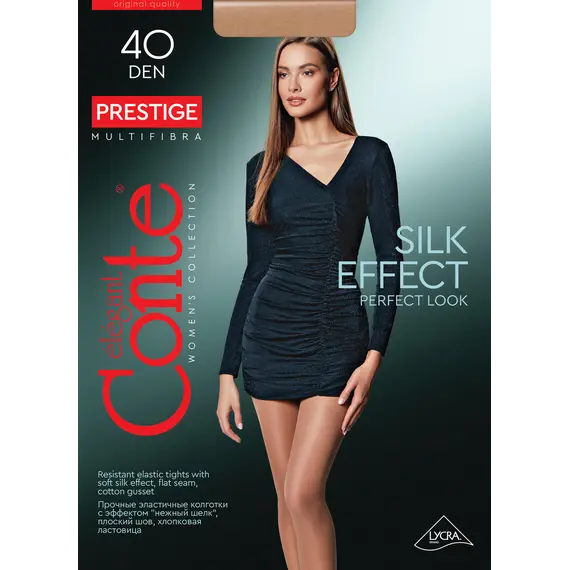 גרביון קלאסי 40 דנייר | PRESTIGE 40 | SILK EFFECT CONTE