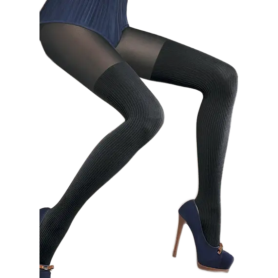 גרביון דמוי ירכונים עם נקודות 40 דיינר RITA GABRIELLA, שחור, 2, צבע: שחור,  מידה: 2